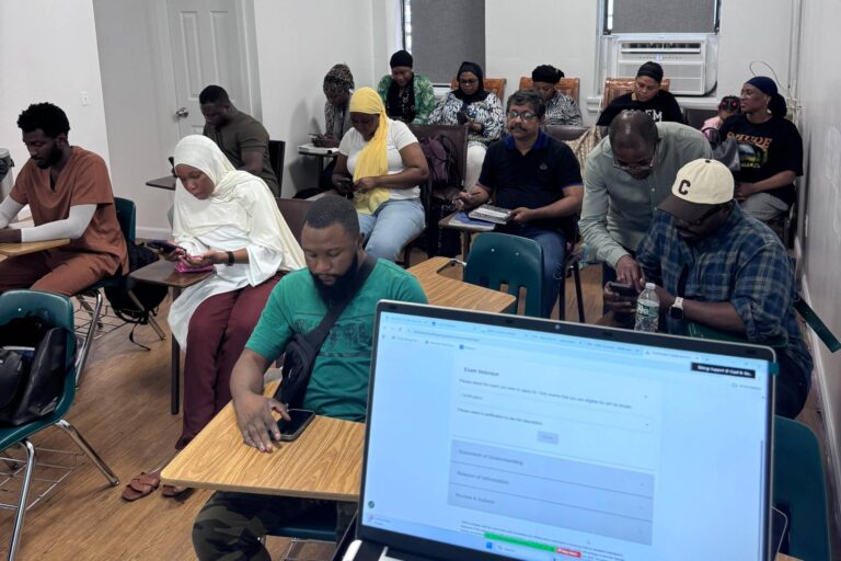 Students participating in a Charisma SPD training session